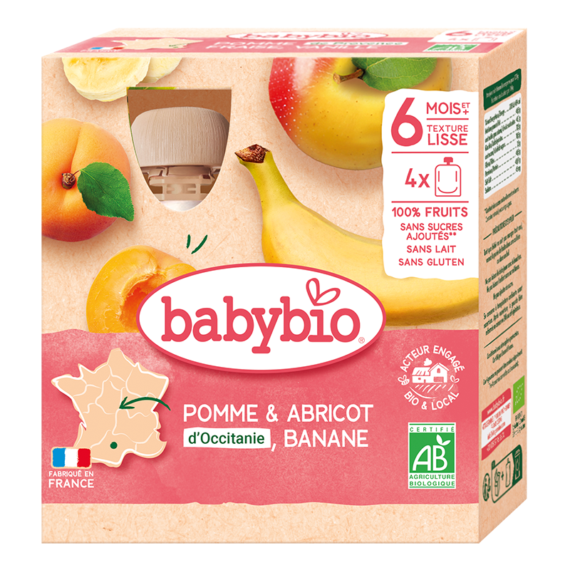Apple, Apricot & Banana