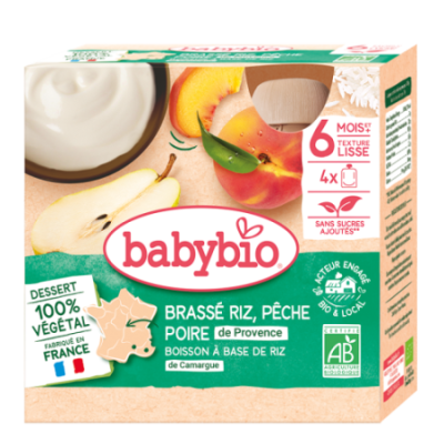 Brassé Rice Peach Pear Pouch