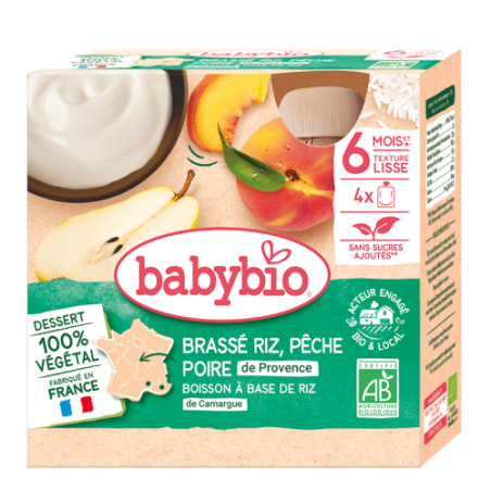 Brassé Rice Peach Pear Pouch