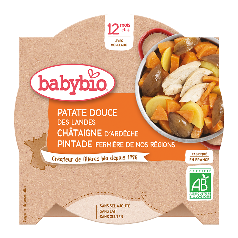 Sweet potato Chestnut Guinea fowl
