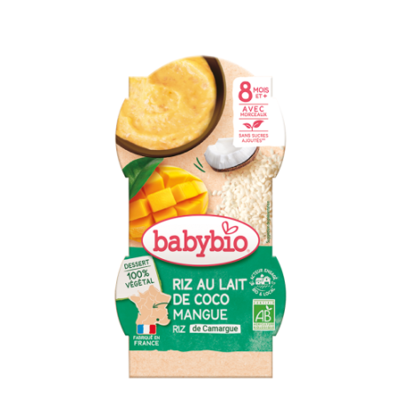 Riz au lait de Coco Mangue