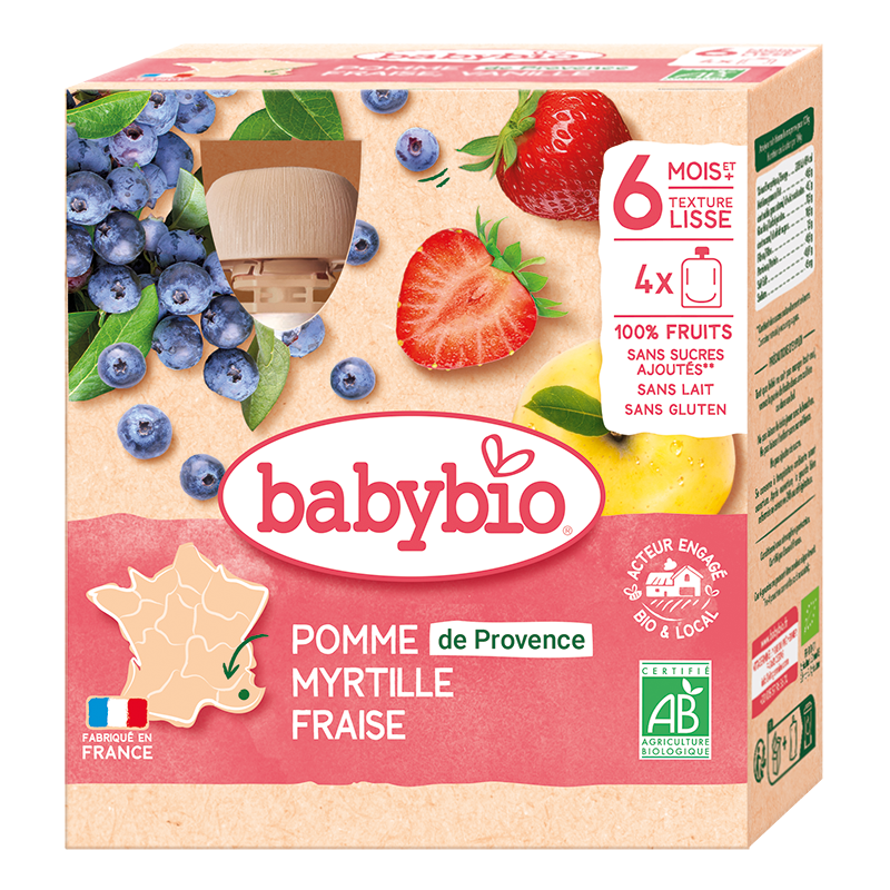Apple, Blueberry & Strawberry