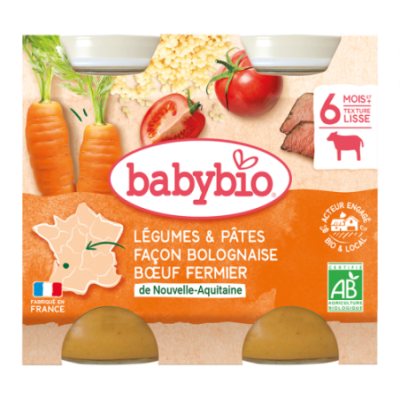 Vegetables Bologneese Pasta Beef Jar