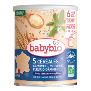 Verbena, orange blossom and chamomile cereals