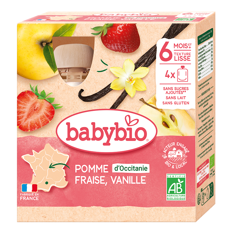 Appel Aardbei Vanille