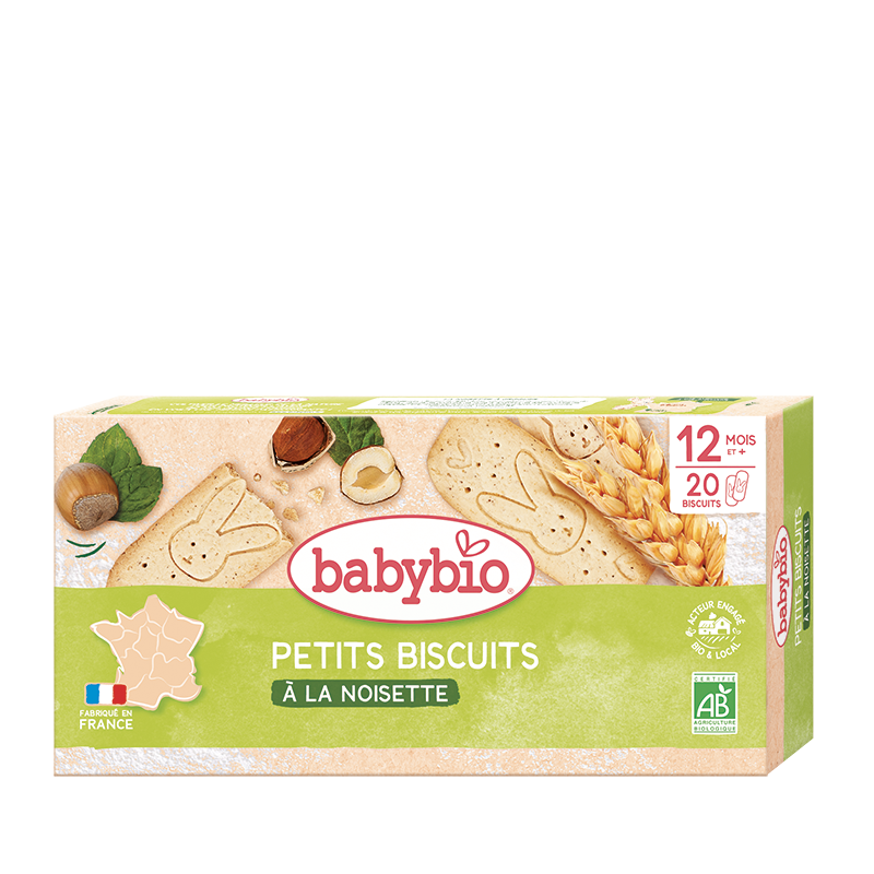 ORGANIC BISCUIT WITH HAZELNUT POWDER