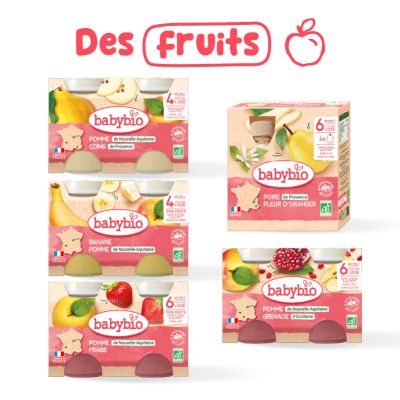 1 week organic fruit pack N°2 | Baby Pots & Gourds