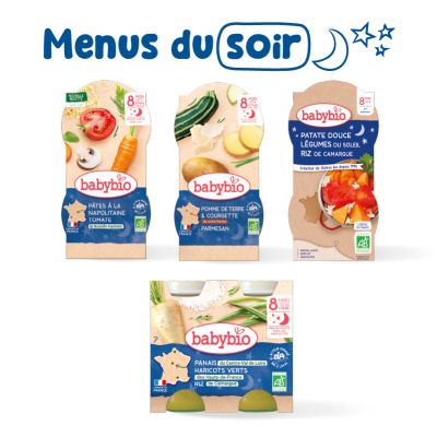 Pack 1 week evening meal for baby | 8 months | Babybio