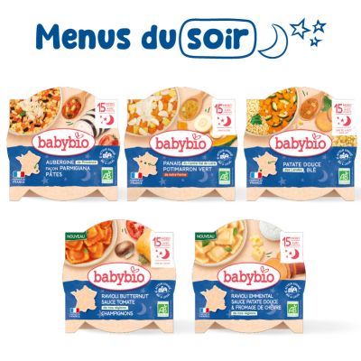 Pack 1 week evening meal for baby | 8-12 months | Babybio