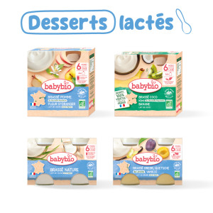 1 week pack of dairy desserts | From 6 months | Babybio