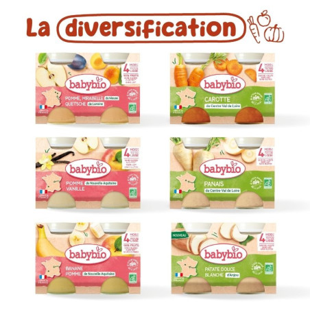 Diversificatiepakket | Potjes voor baby's vanaf 4 maanden
