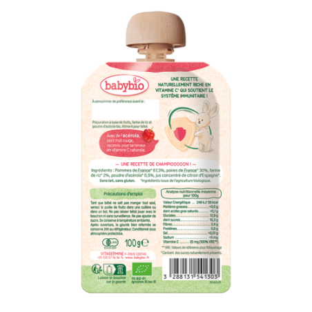 Apple Pear Rice Immunity Pouch