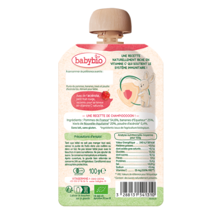 Apple Banana Kiwi Immunity Pouch