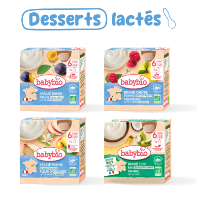 Dairy Dessert Pack | Organic | From 6 months | Babybio