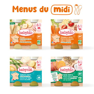 1 week baby lunch pack | From 6 months | Babybio