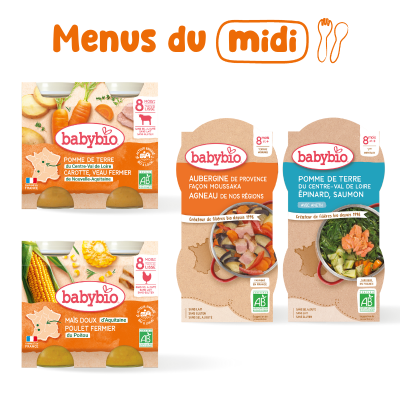 1 week baby lunch pack | From 6 months | Babybio