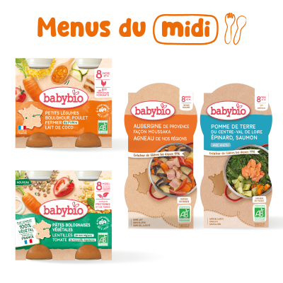 1 week baby lunch pack | From 6 months | Babybio