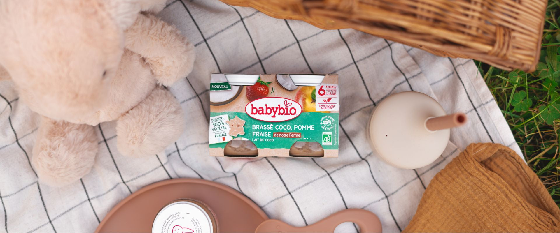 Desserts végétaux sans sucres ajoutés pour bébé | Babybio