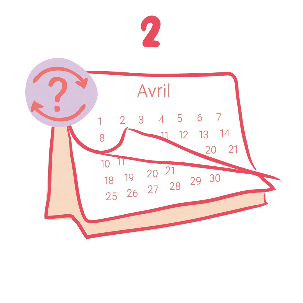 Sélectionnez la fréquence d’envoi des 6 boîtes de lait